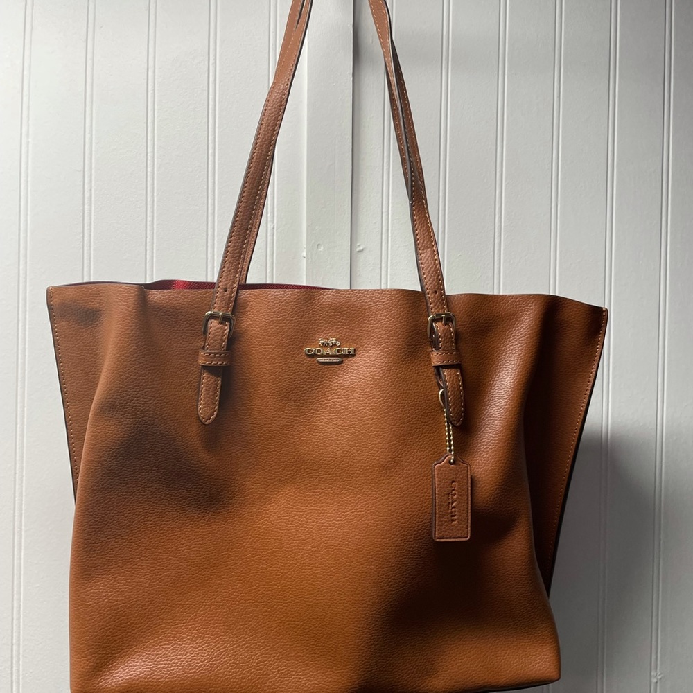 Brown Coach Mollie Tote